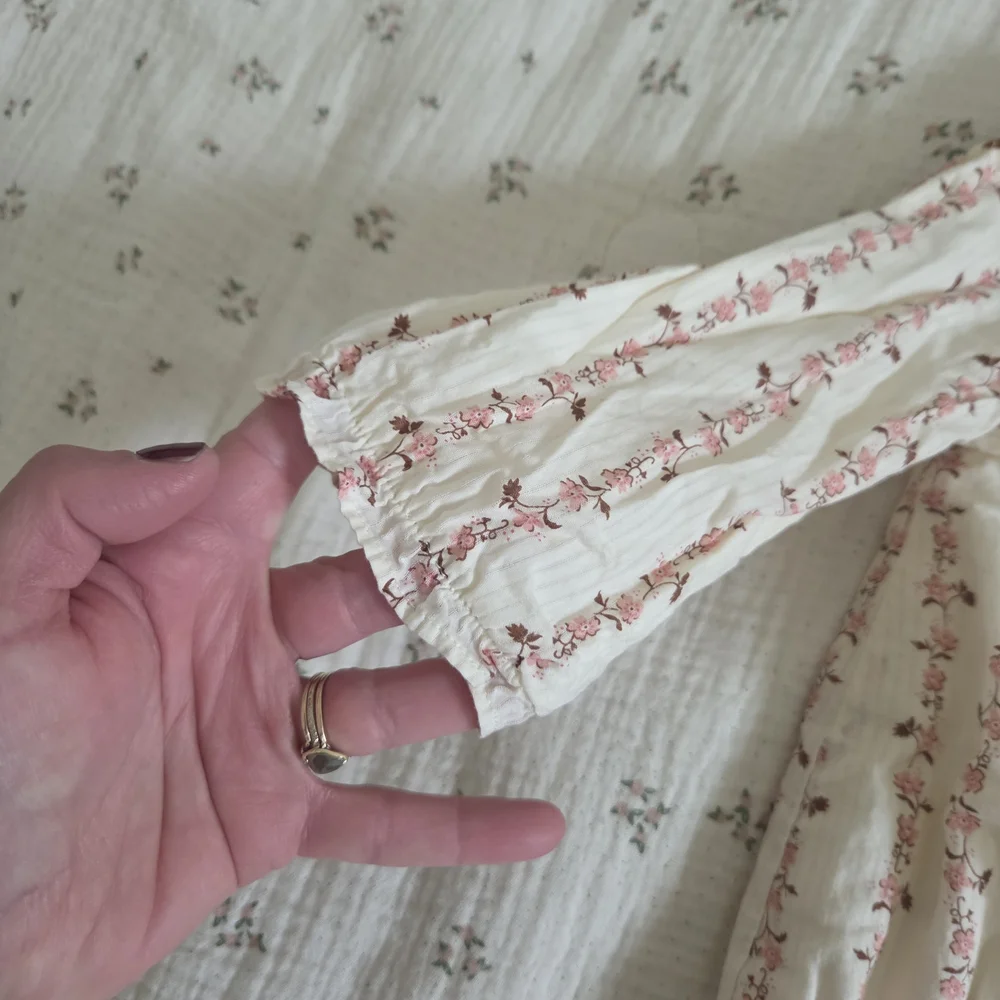 Floral Ruffle Baby Romper - Picture 3 of 5